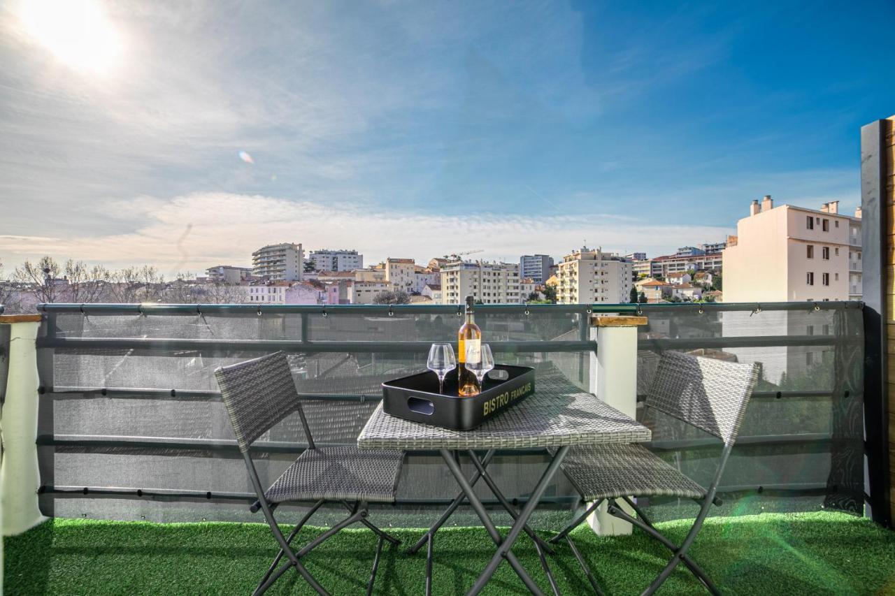 The Loft - Superb 2 Bedrooms On Top Floor With Terrace - 10Min To Palais & Beach! Cannes Eksteriør billede
